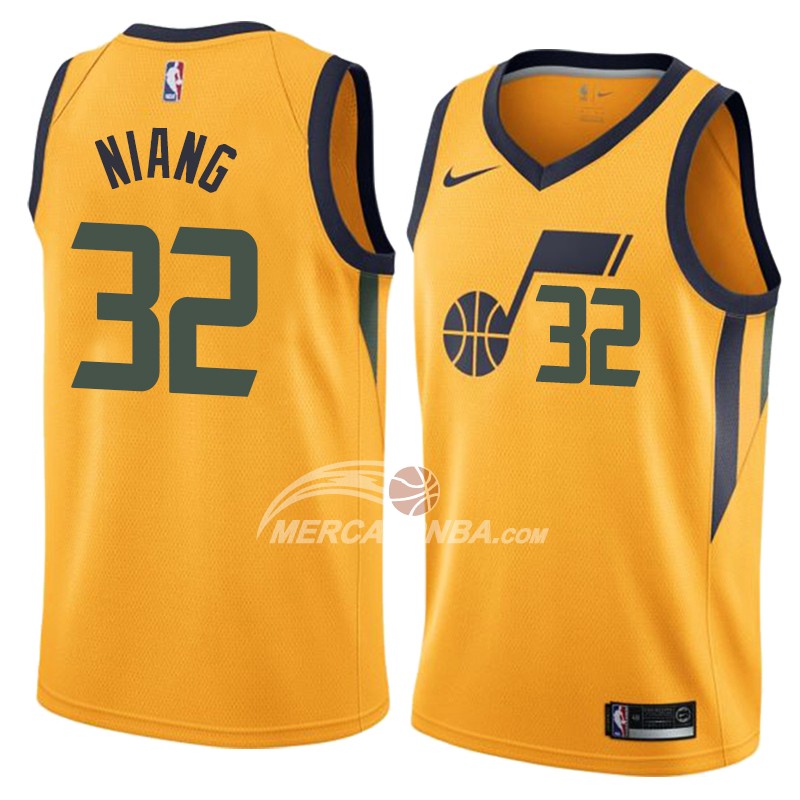 Maglia Utah Jazz Georges Niang Statement 2018 Giallo